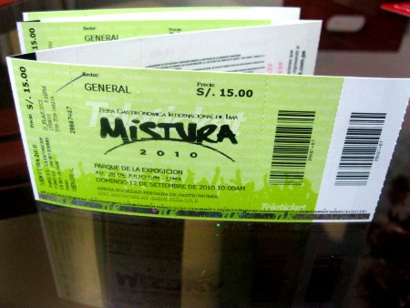 Entradas Mistura 2010 Entradas Mistura 2010