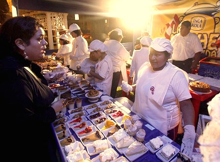 Postres en la Noche de la Comida Peruana