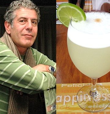 Anthony Bourdain: "El pisco sour chileno no vale la pena"