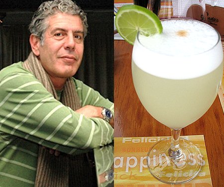 Anthony Bourdain: "El pisco sour chileno no vale la pena"