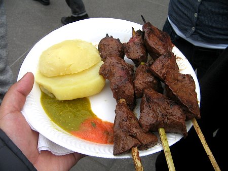 Anticuchos de la tÃ­a Grimanesa en Mistura