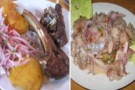 Costillar de Cordero y Sarza de Patitas Rinconcito ArequipeÃ±o